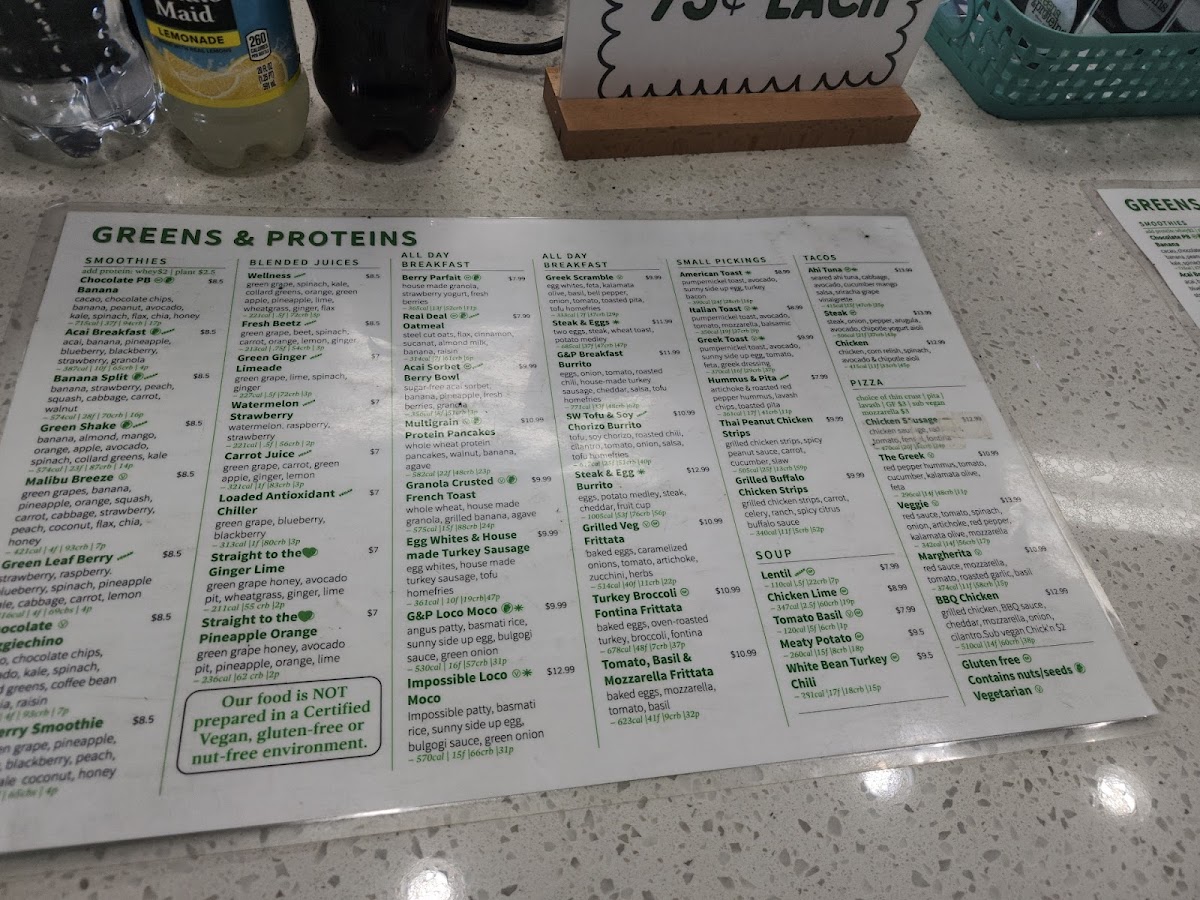 Greens and Proteins Menu - Image 4